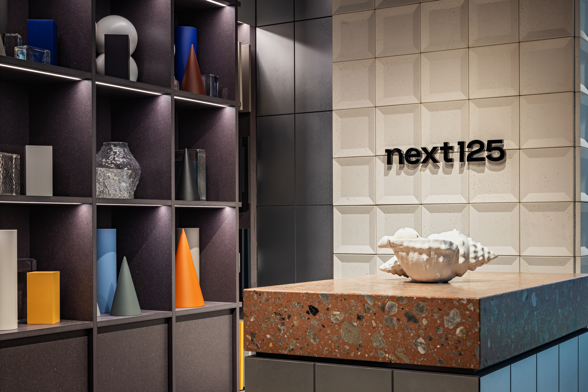 next125 Store Essen – Ausstellung mit next125-Logo